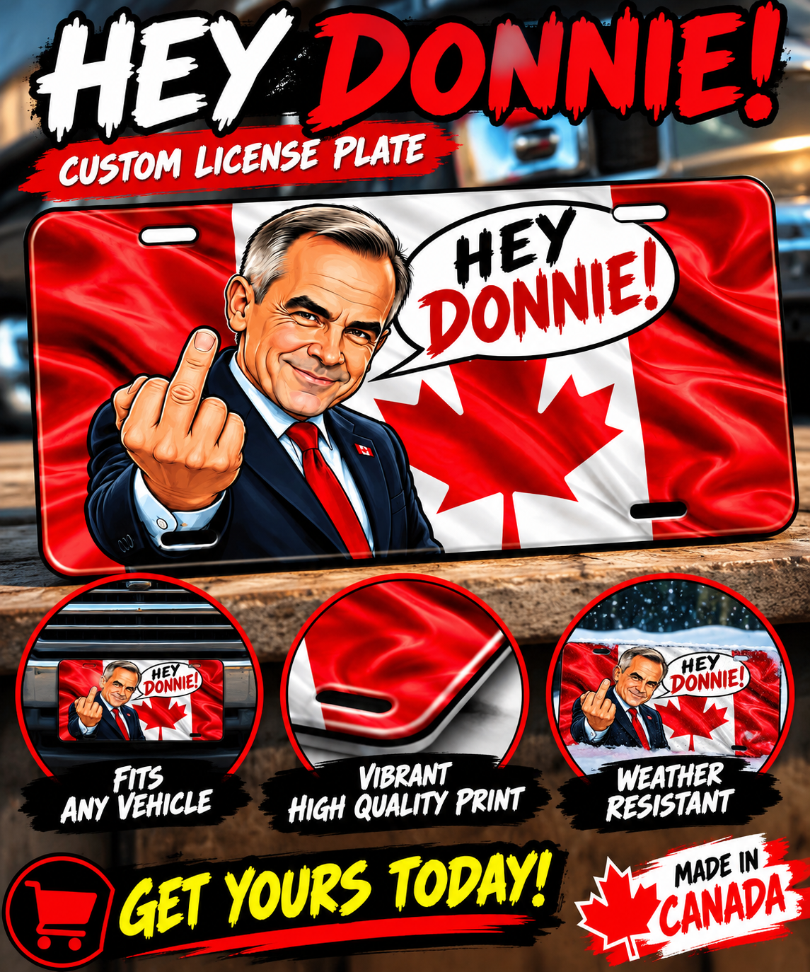 Hey Donnie! Custom License Plate